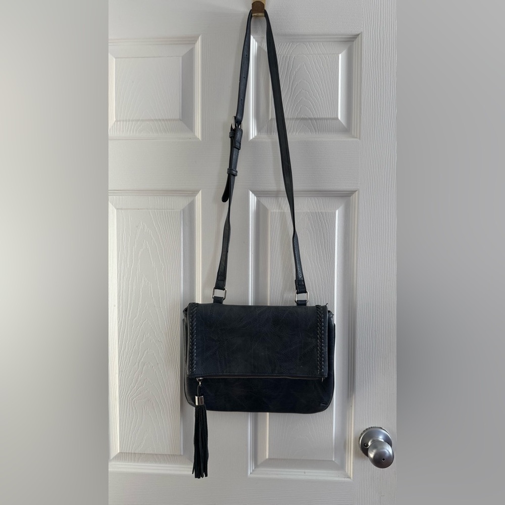 Moda Luxe Slate Blue Crossbody Bag - Picture 7 of 9